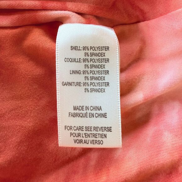 NWOT Torn by Ronny Kobo Kit Ruched Bodycon Mini Dress in Sunset Pink & Orange XS - Picture 9 of 13